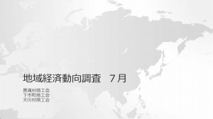 伴走型小規模事業者支援推進事業　地域経済動向調査結果8月